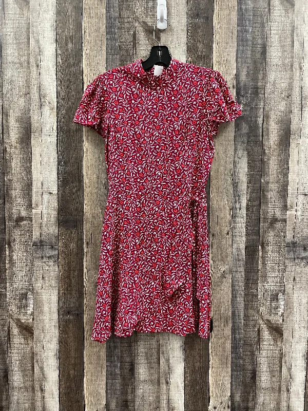 Extra Discounts Red Dress Casual Short Mon Ami, Size S