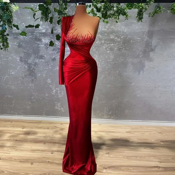 Must-Have Deals Red prom dresses, 2022 prom dresses, new arrival prom dresses, custom make evening dresses, sexy evening dresses, cheap party dresses, fashion evening gowns, arabic prom dresses, 2022 evening gowns,DS4975