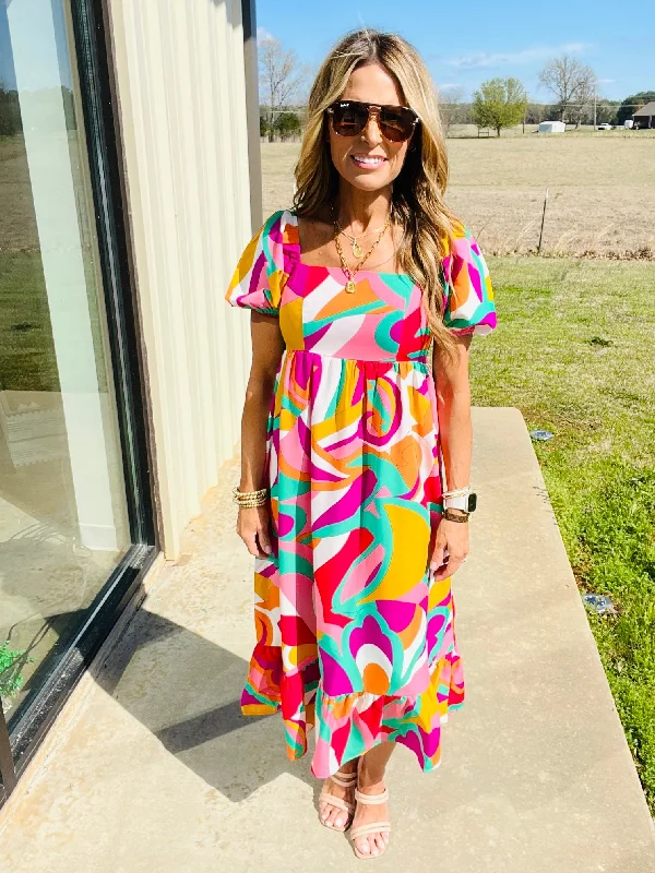 Crazy Deals WINDING ROADS DRESS