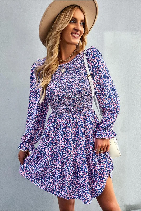 Get It Before It’s Gone FLORAL PATTERN BASIC DRESS
