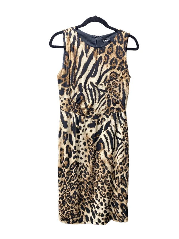 Daily Deals Animal Print Dress Casual Short Msk, Size 6