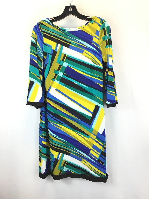 Deal of the Day Multi-colored Dress Casual Short Calvin Klein, Size Xs