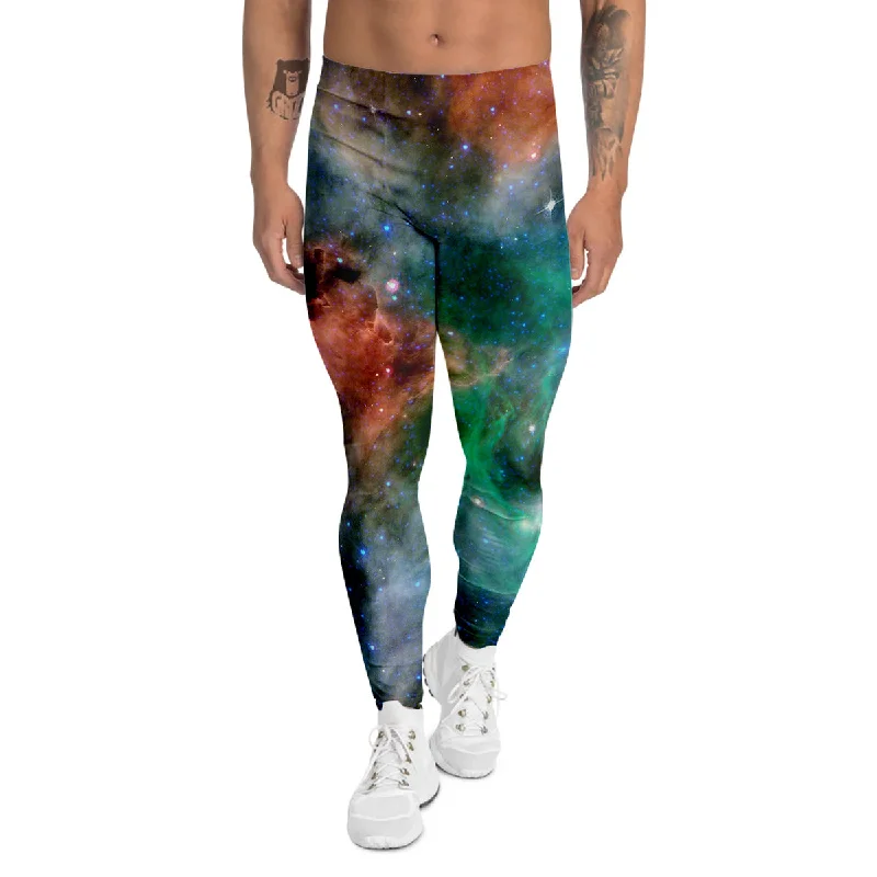 Big Discounts Beauty Of Outer Space Print Men's Leggings