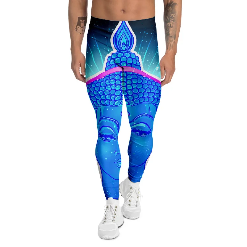 Special Price Buddha Psychedelic Print Men's Leggings