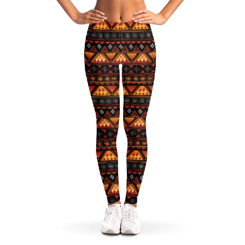 Price Drop Native Tribal African Pattern Print Women's Leggings